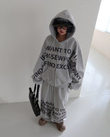 [UNISEX] One-two レタリングジョガー＆ワイドパンツ