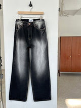 LMN Labo Wide Brush Denim Pants (5 colors)