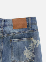 Hazel Flower Denim Pants (1c)