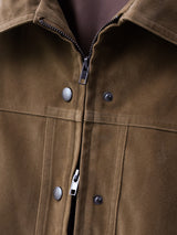 Mer crop suede jacket