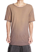 RDライトウェイトブラウンウォッシュドTシャツ