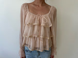 fairy ruffle blouse