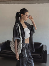 [U-BASIC] Basic Ribbed Tank Top (+With Cup)