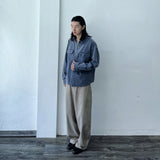 Washed Balloon Wide Trousers