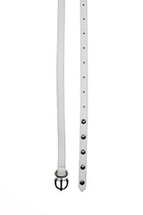 LONG STRAP BELT - WHITE