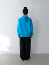 Girl zip-up hoodie - Aqua blue