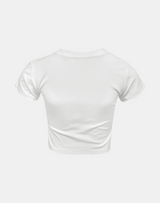 August Lettering Crop Tee