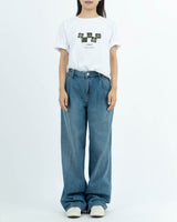 ファイブパターンTシャツ - White(UNISEX)