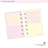 A7 list refill set