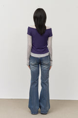 (W) Mu Lowrise Bootscut Denim
