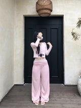ルミエール シアー サマー リブニットカーディガン