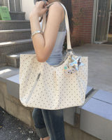 Dot shoulder bag (key ring set)
