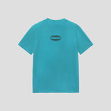 PARAGRAPH ピグメントダイドTシャツ ブルーグリーン