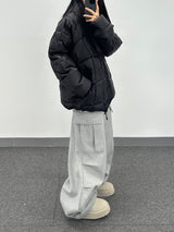 fluff cargo sweat pants
