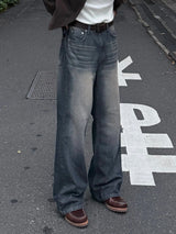 Pio Semi Flare Denim Pants