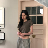 Updraft スリムフィットTシャツ [ブラウン]