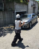 レーススリーブレスブラウス