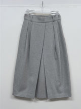 Belly Wool Pleated Skirt
