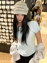 Cloud Stripe Beanie