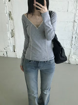 Karin Lace Eyelet T-shirt (3 colors)