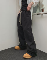 ロイフフレアフィットスウェットパンツ