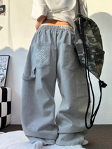 サニーサイドアップ☀カーペンターツーピンタックパラシュートバルーンスウェットパンツ 🖤🤍🩶3カラー