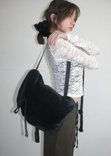 Soft Fur Backpack_Black