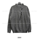 Cleo Half-Neck Snap Knit