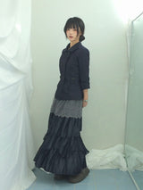 Semi-A-Line Double Button Jacket