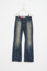 (W) Wave Bootscut Denim