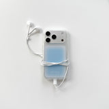 [반투명] blue syrup case
