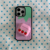 DOT STRAWBERRY AIRPODS CASE 