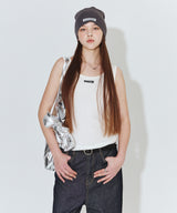 SYMBOL LOGO BEANIE_CHARCOAL