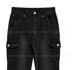 Zesty Cargo Bootcut Denim Pants