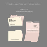 oab 2026 calendar pack / scrap sticker set