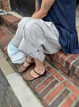 Akio Parachute Roll-up Capri Bermuda Pants