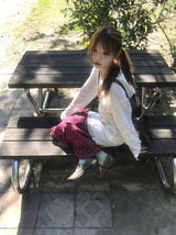 oso dot frill skirt