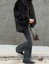 Low slim boots cut pants