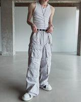 Post multi pocket cargo pants
