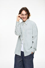 Crinkle Stripe Shirt