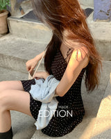 Chero dot mini dress