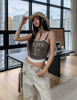 Healer Crop Cubic Sleeveless