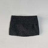 ガントベルトニットスカート (dark gray)