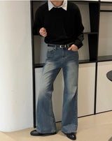 Crop round knit(5color)