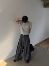 Robel Pintuck Balloon Wide Slacks