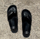 sunday summer leather flip-flop