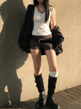 ROMY SLIT LINE SLEEVELESS