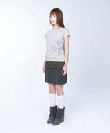  Cross key baby tee - BEIGE