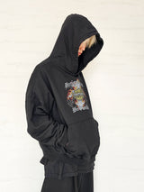 VENTIQUE Pigment Motorracing hoodie 3colors
