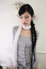Unbal shirring button T (3color)